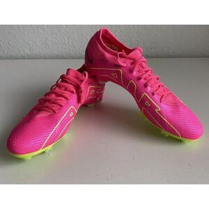Nike Zoom Mercurial Vapor 15 Pro FG Soccer Cleats Pink DJ5603-605 Men’s Size 13